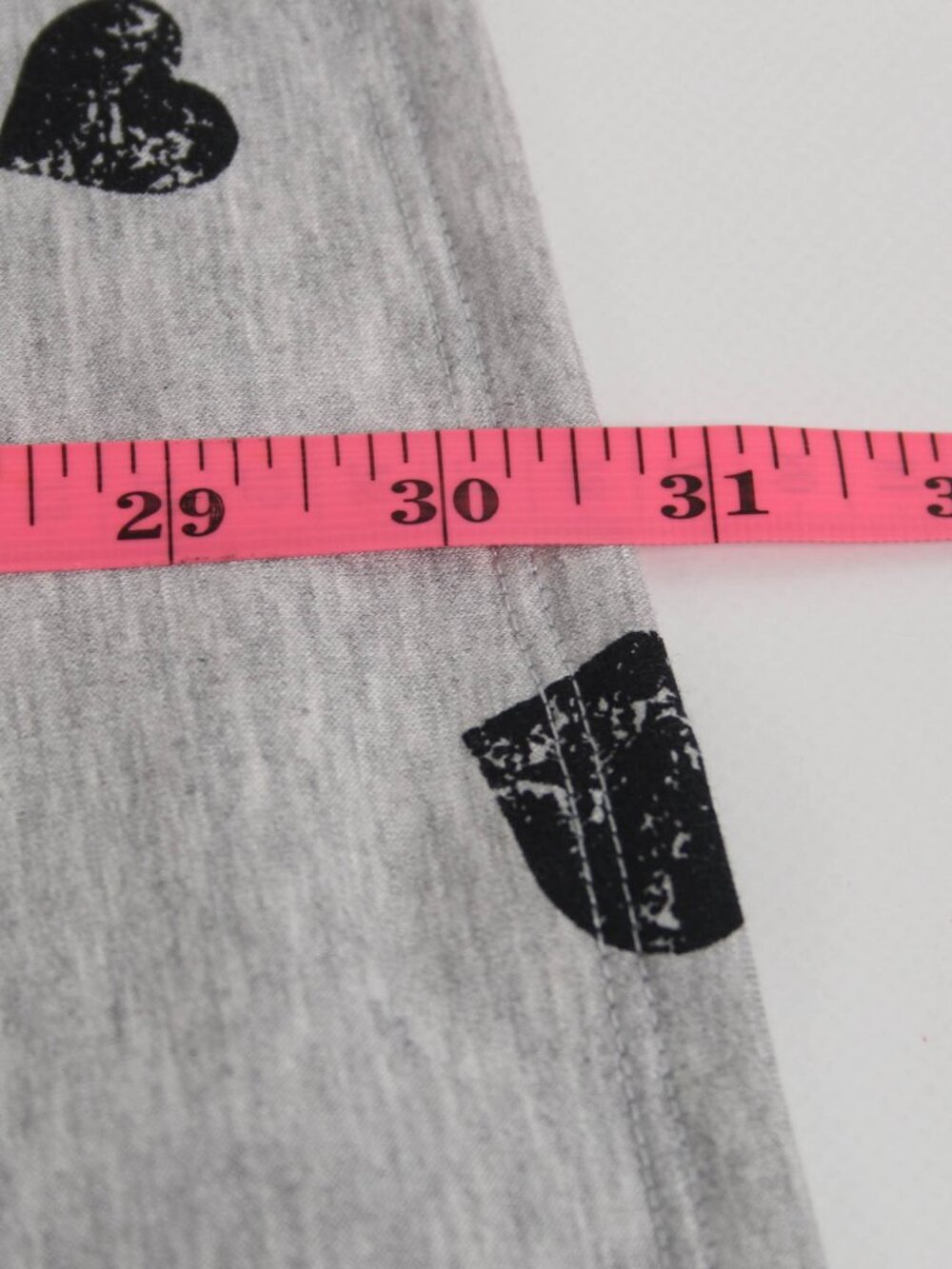 Kim & Cami 2X Gray Heart Print Tunic Top Dolman Sleeve Soft Sweatshirt Knit - Picture 9 of 9